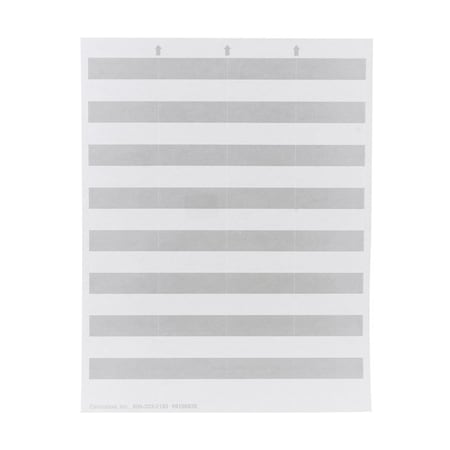 Centurion Laser Printer Gray Bin Tag Labels - Sheet 9108838